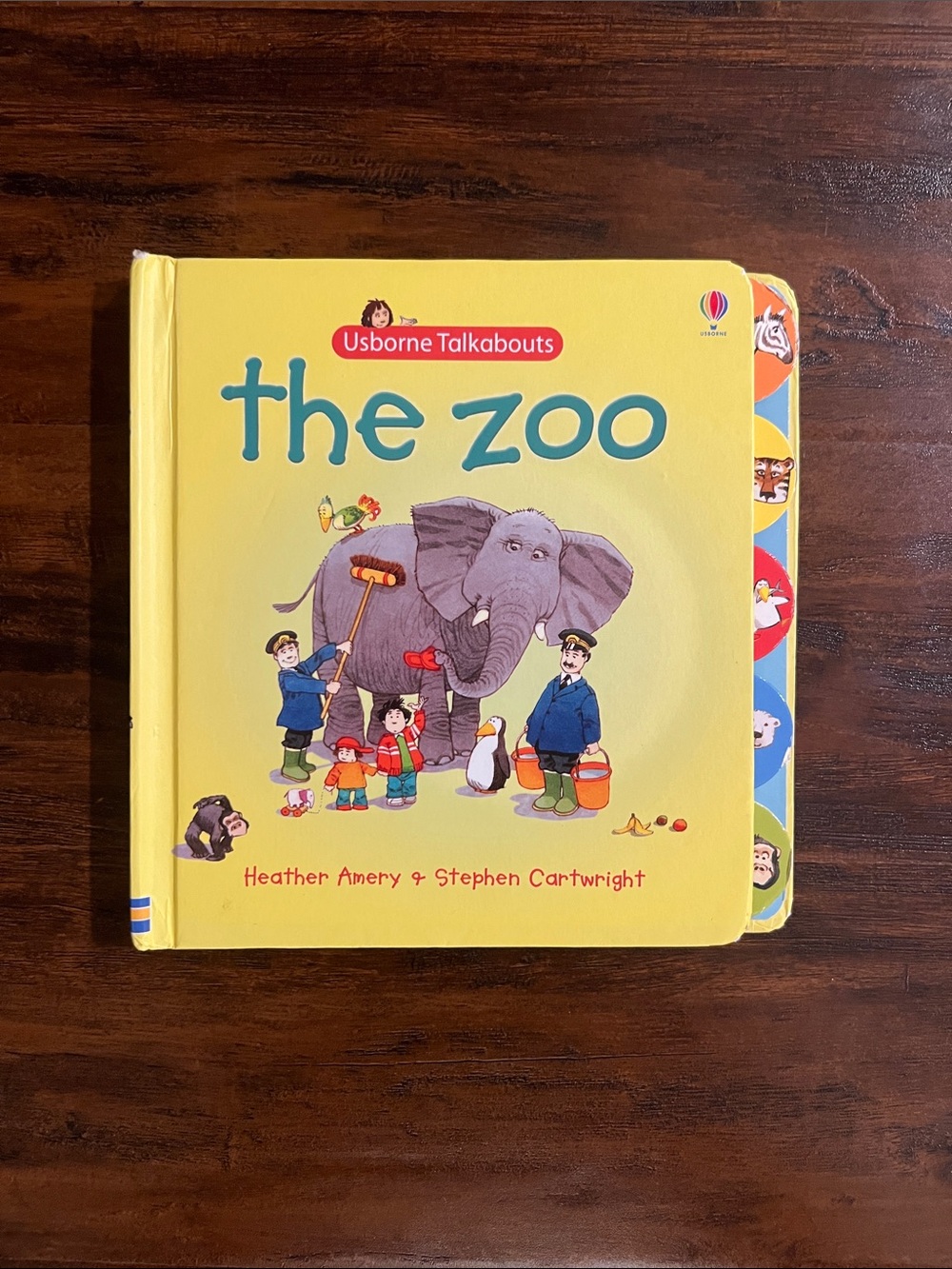 5/$10 Kids Book | Usborne Talkabouts The Zoo Board Book